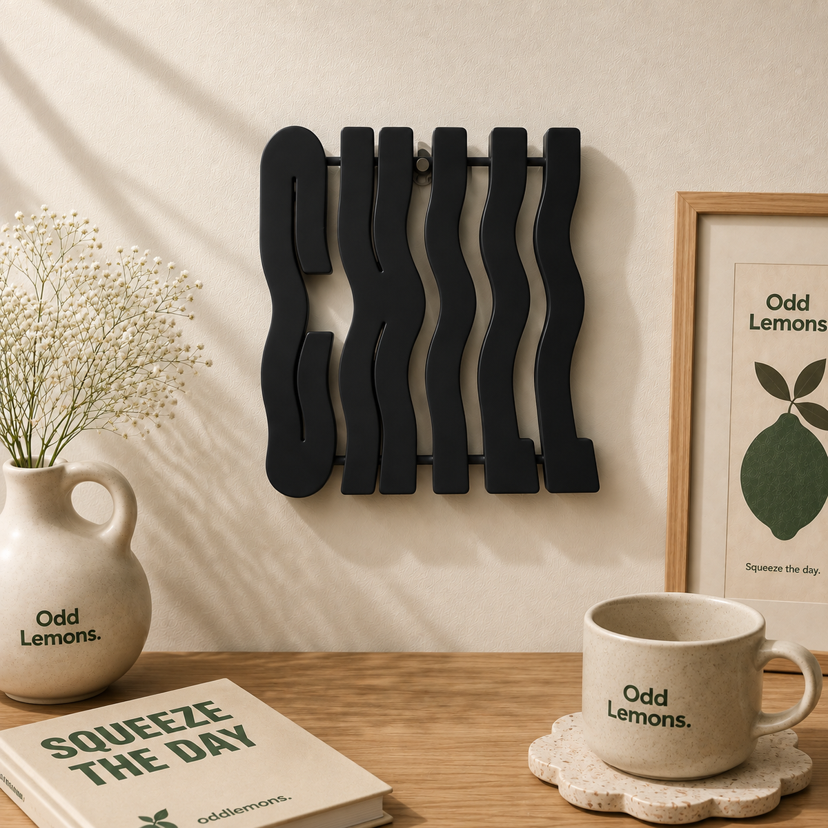Chill Wavy Wall/Table Decor