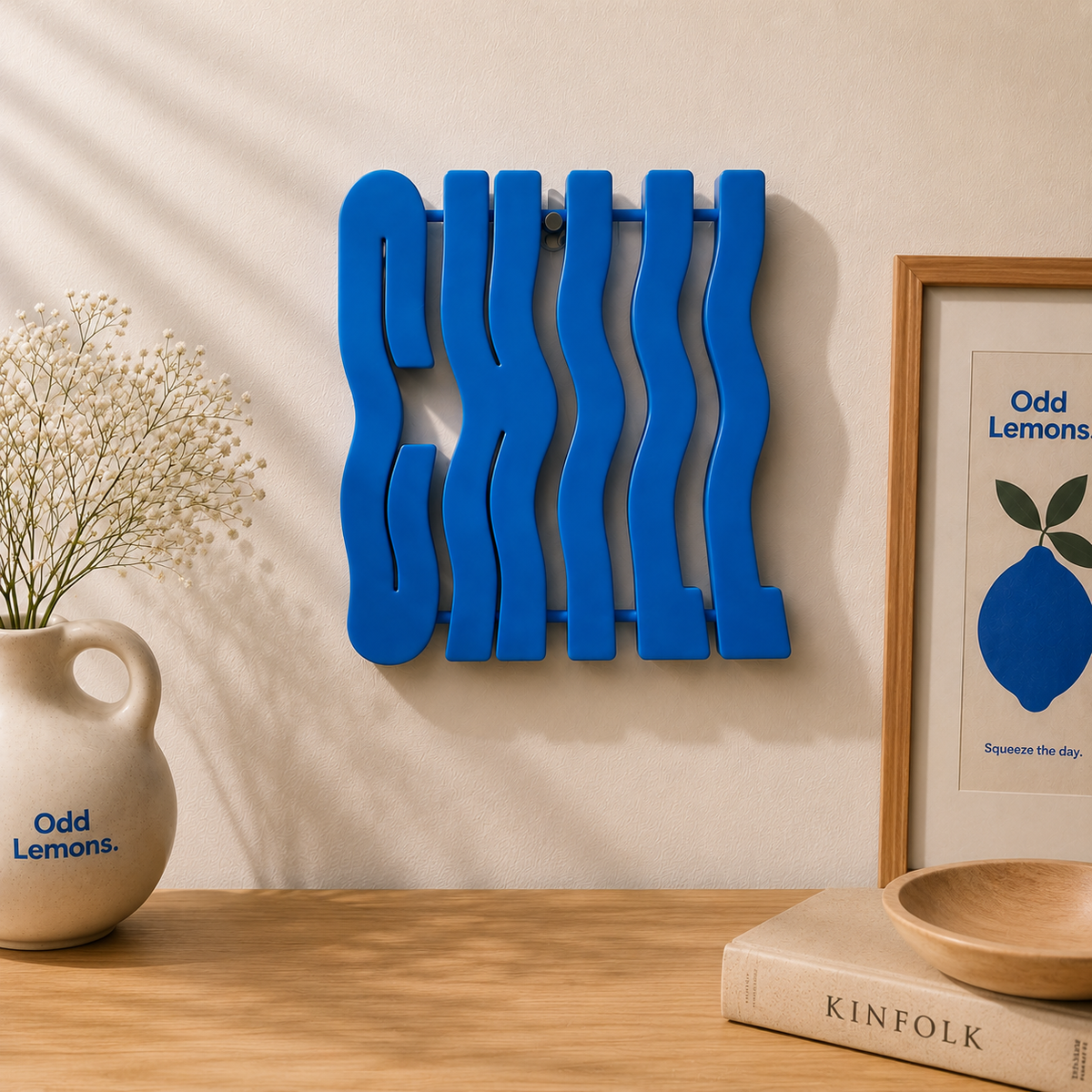 Chill Wavy Wall/Table Decor