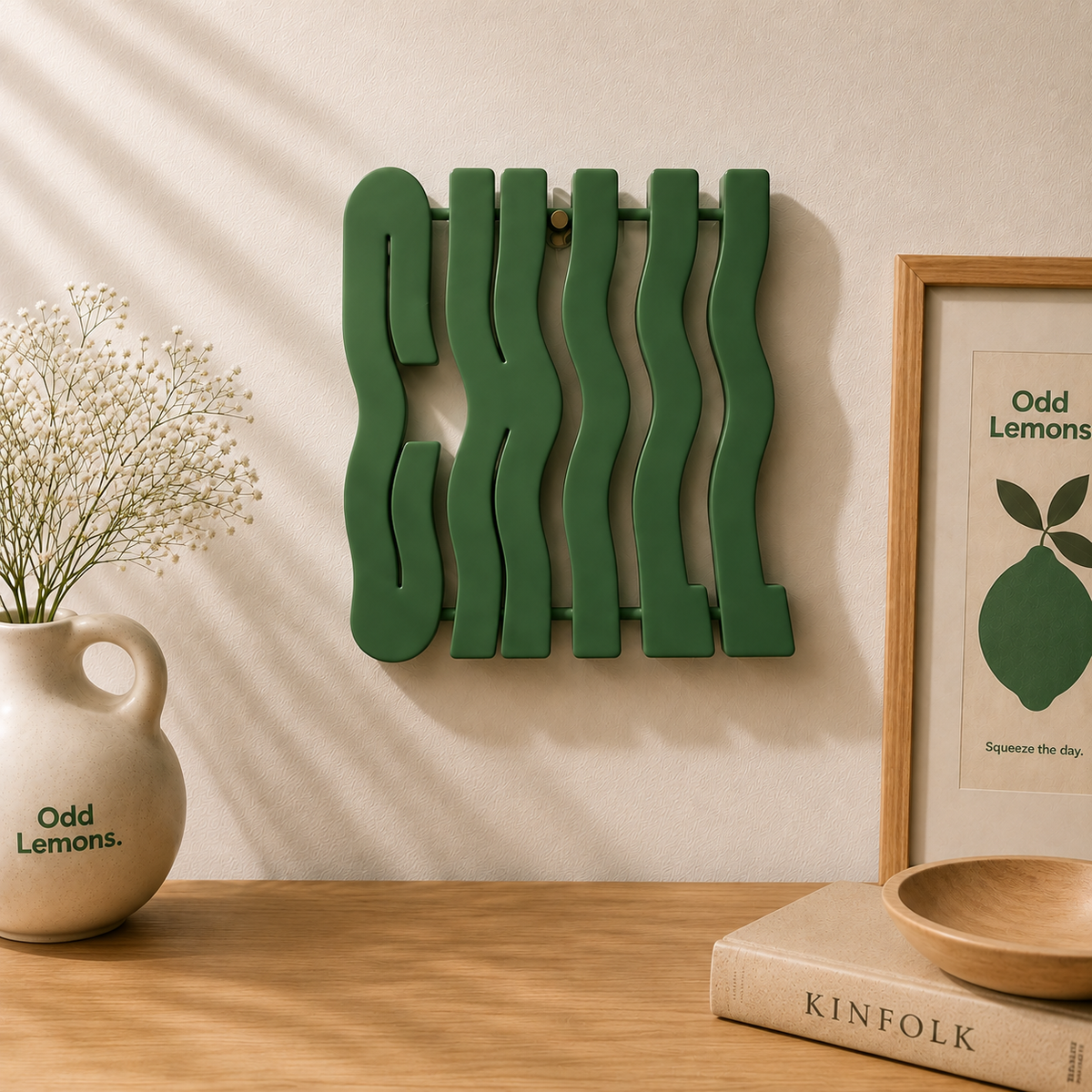 Chill Wavy Wall/Table Decor