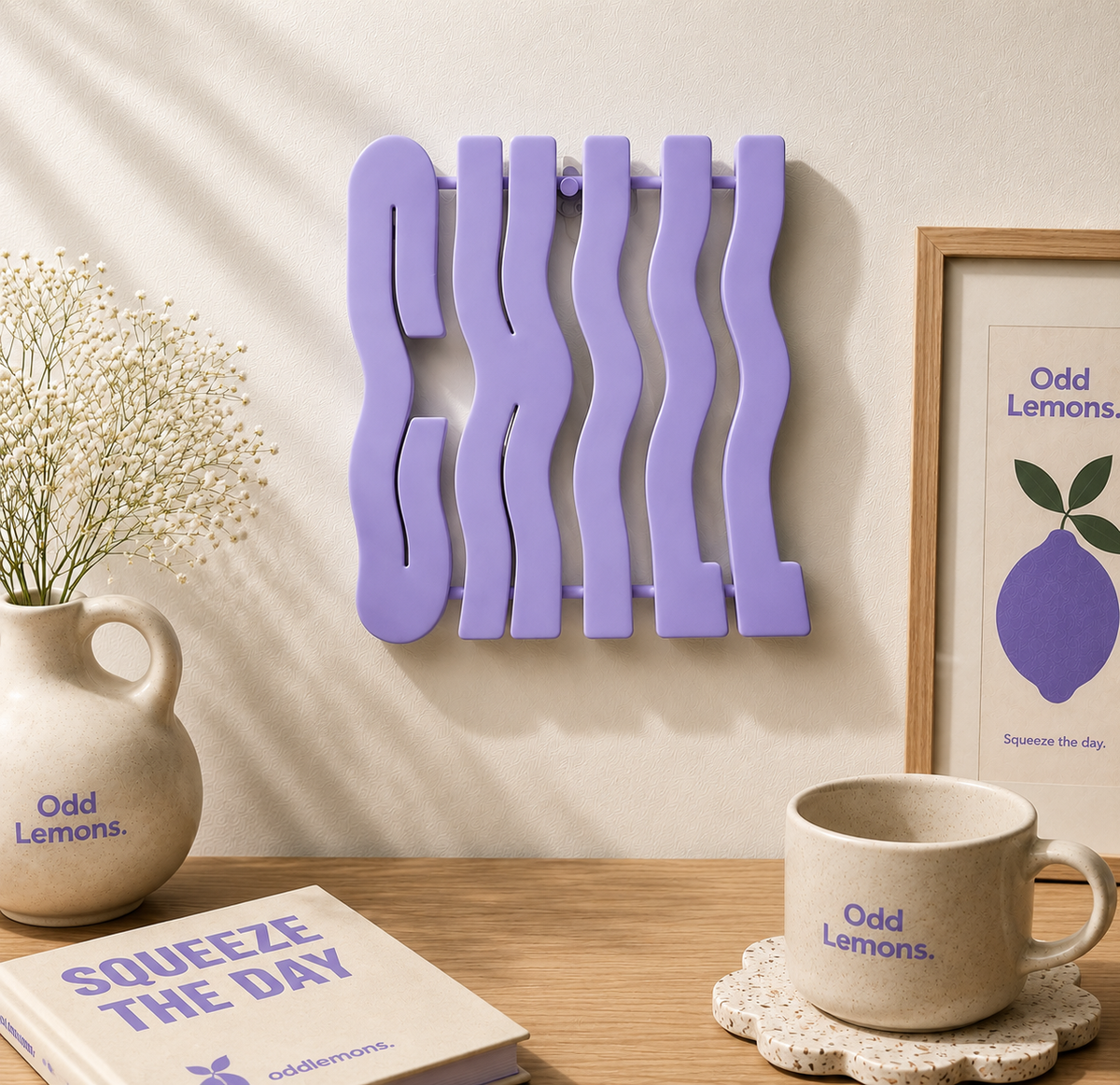 Chill Wavy Wall/Table Decor