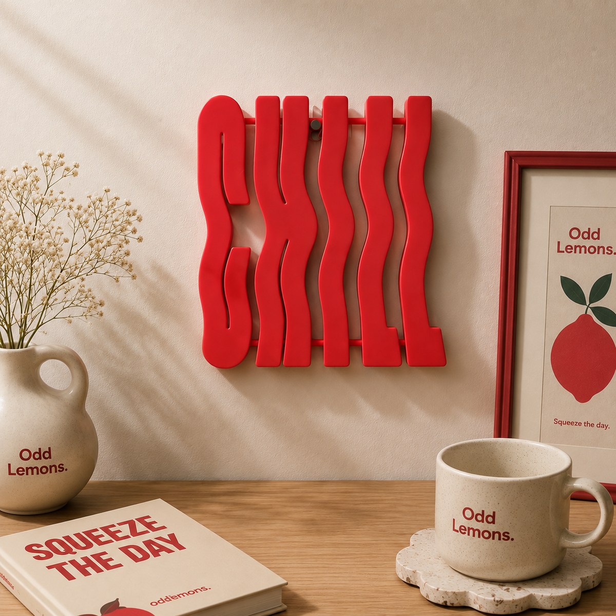 Chill Wavy Wall/Table Decor