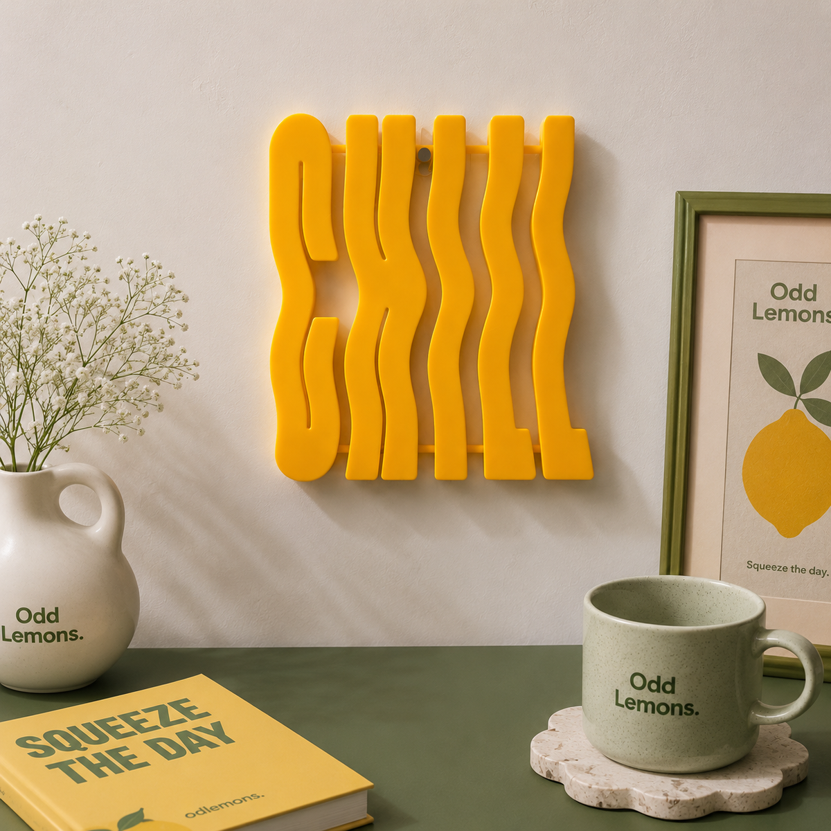 Chill Wavy Wall/Table Decor